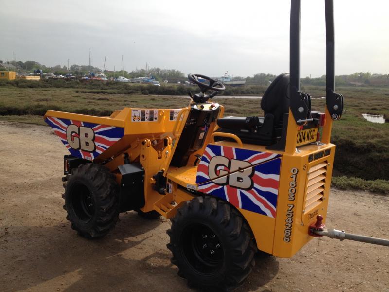 Thwaites 1T Front Tip Dumper For Hire GB Digger Hire
