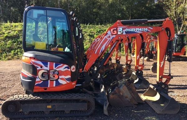 GB Mini Diggers for Hire